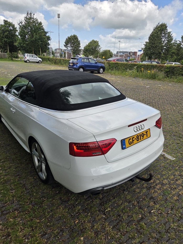 Audi A5 2.0 Tfsi 155KW Cabrio S-tr Quatro 2013 Wit, Auto's, Audi, Automaat, Euro 5, 4 cilinders, 4 stoelen
